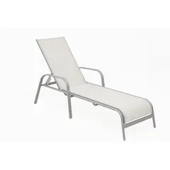 JUST HOME COLLECTION - Reposera Brooklyn Blanca