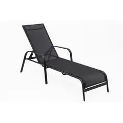 JUST HOME COLLECTION - Reposera Brooklyn Negra