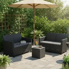 KETER - Juego de Terraza Marie para 4 Personas