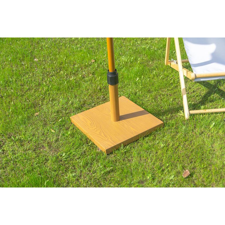Base para Sombrilla look Madera