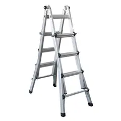UBERMANN - Escalera Articulada de Aluminio 16 pasos