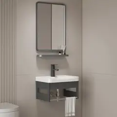 SENSI DACQUA - Combo Mueble Lavamanos + Espejo + Repisa
