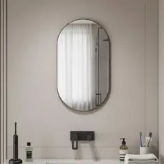 SENSI DACQUA - Espejo de Baño Ovalado Marco