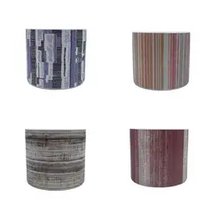 JUST HOME COLLECTION - Macetas de Cerámica 13cm Diseño de Pinturas Variados