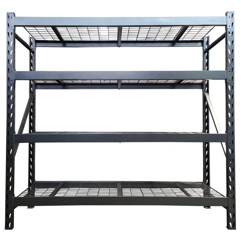 Estanteria Metálica 4 Niveles 196x180x61cm Plateado 800 kg