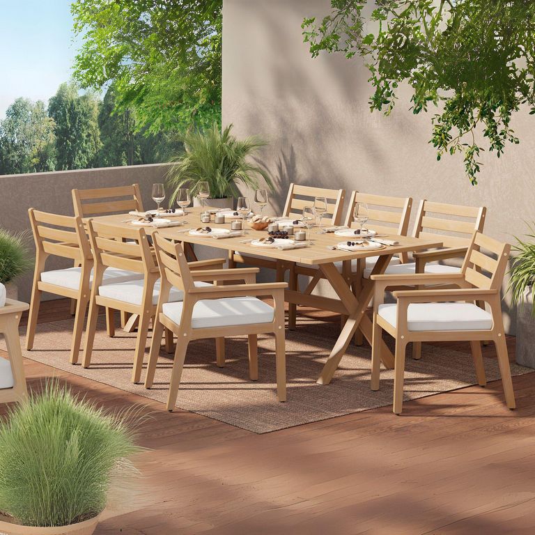 Juego de Comedor de Terraza 8 Personas Cali