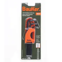 BAUKER - Llaves Allen P/Bola Mm 9Pz Bau