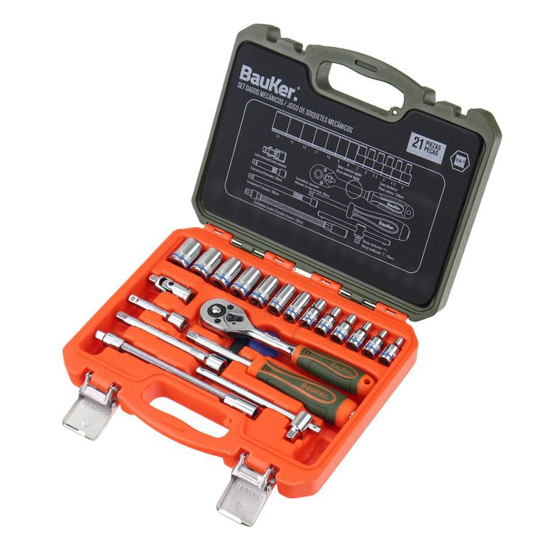 Juego Mecanico 21 Piezas 0 25M Bauker