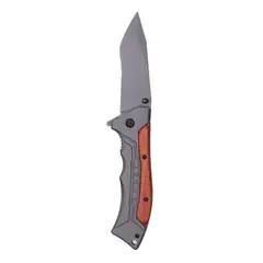 BAUKER - Navaja Plegable Tipo Acero Inoxidable