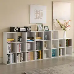 JUST HOME COLLECTION - Estante Librero 3 Repisas Blanco