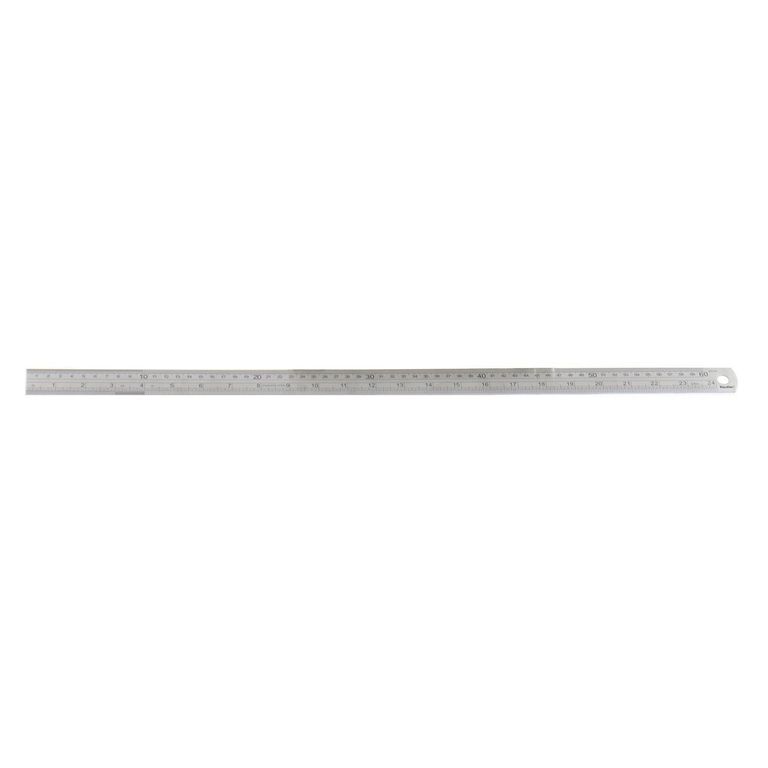 Regla de Acero Inoxidable B 60 CM Bauker