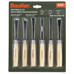 BAUKER - Juego 6 Gubias Lujo 6Pz