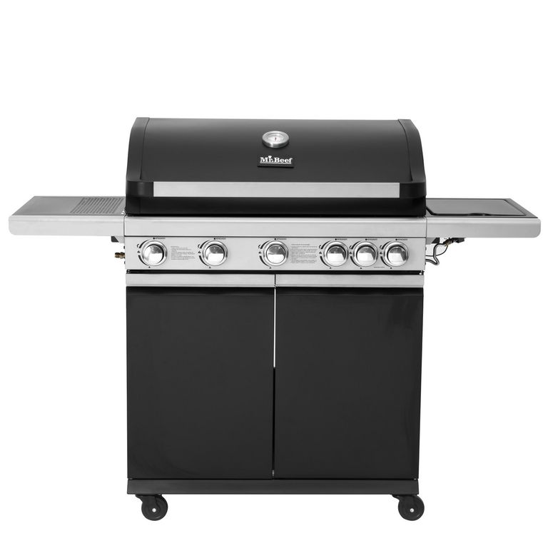 Parrilla a Gas Pro 5 Quemadores + 1 Quemador Lateral