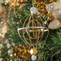 DEAR SANTA - Esfera Metal Navidad 17cm