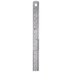 BAUKER - Regla Acero Inoxidable 6