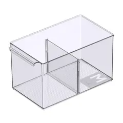 JUST HOME COLLECTION - Caja Organizadora Transparente 15.2x26.9x15cm