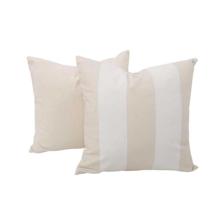 Pack 2 Cojines 45x4cm Beige