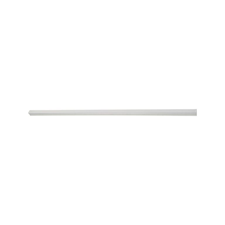 Perfil Sobreponer Aluminio 1m Plateado