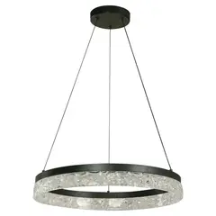 JUST HOME COLLECTION - Lámpara Colgante de Techo LED Cura Negra