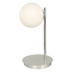 JUST HOME COLLECTION - Lámpara de Mesa 1 Luz Celio Plateada