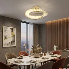 JUST HOME COLLECTION - Lámpara de Techo LED Romana