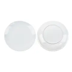 JUST HOME COLLECTION - Plato Melamina Redondo Blanco 25.4cm
