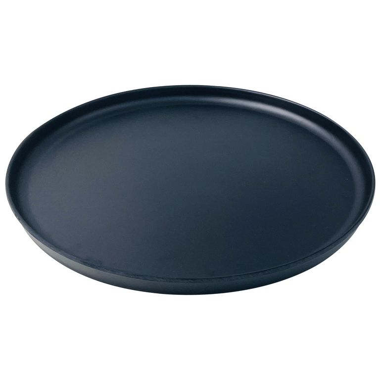 Set x4 Platos de Melamina 26.5 cm Negro