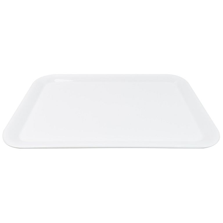 Bandeja Melamina Blanca 44x32.6cm