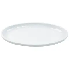 JUST HOME COLLECTION - Plato Melamina Ovalado Blanco 25x15 cm