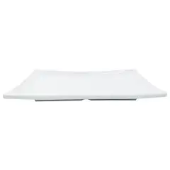 JUST HOME COLLECTION - Bandeja Melamina Blanca 22.8x15cm