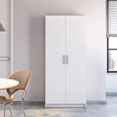 DITALIA - Alacena Multiuso 2 Puertas Blanco MDP 80x180cm