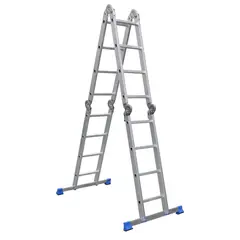 BAUKER - Articulada Aluminio 4.34 m 16 Peldaños