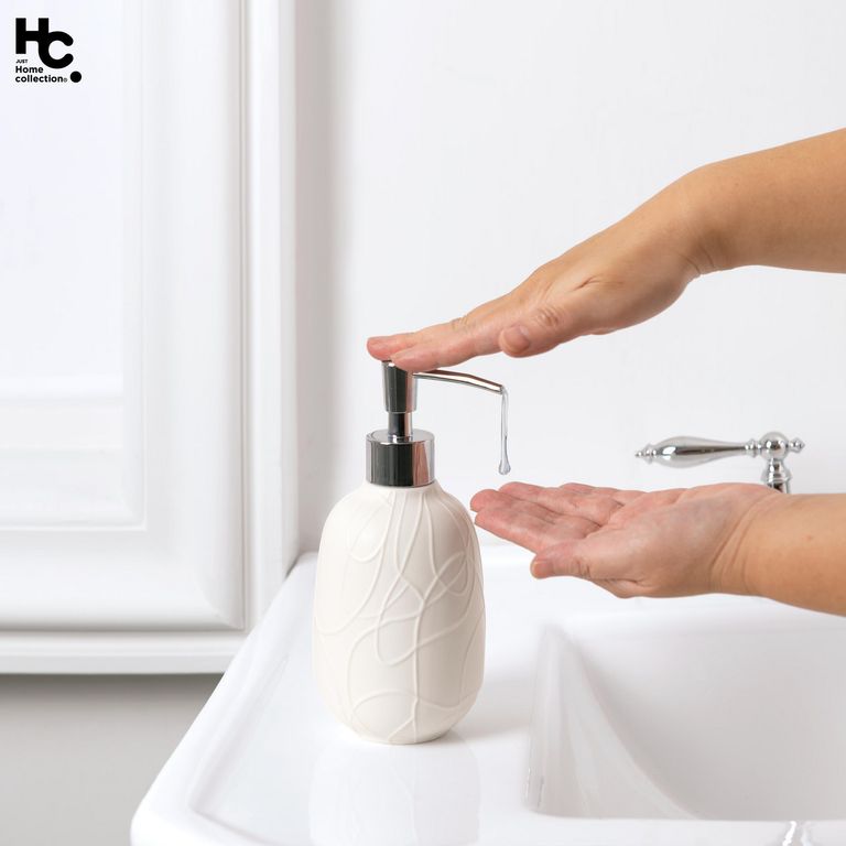 Dispensador Cerámica Art Blanco