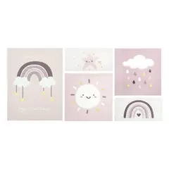 JUST HOME COLLECTION - Cuadro Set5 Canvas Deco Girl