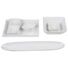 JUST HOME COLLECTION - Set de Platos para Servir 7 Unidades