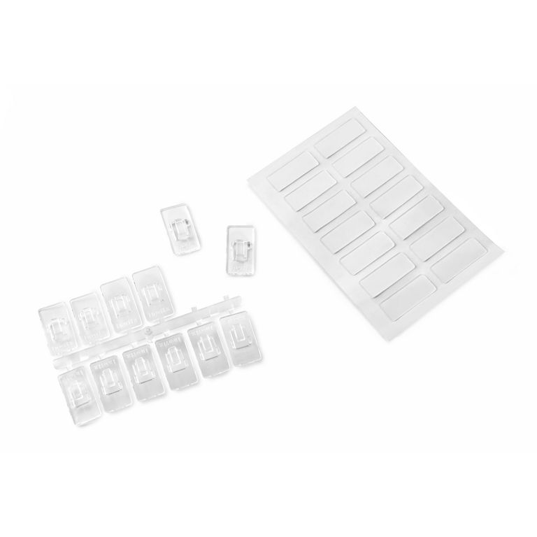 Set x12 Mini Ganchos Adhesivos