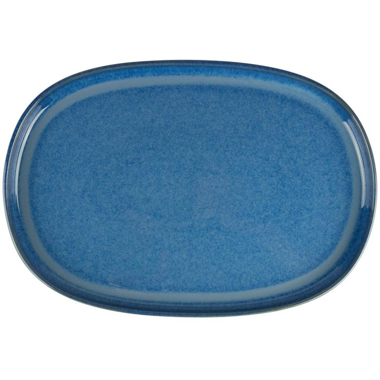 Plato Ovalado Cobalt 23x33cm