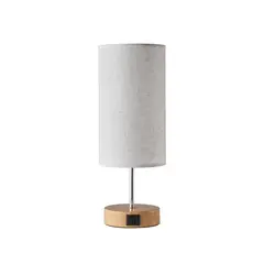 JUST HOME COLLECTION - Lámpara de Mesa Lindra con USB