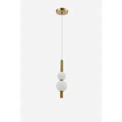 JUST HOME COLLECTION - Lámpara Colgante LED Esfera 10W Dorado