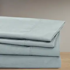 JUST HOME COLLECTION - Sábana 144 Hilos Gris 1.5 Plazas