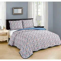 JUST HOME COLLECTION - Quilt Teen Girl Diseño 2 Plazas Multicolor