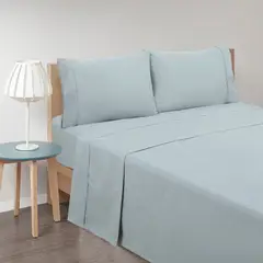 JUST HOME COLLECTION - Sábana 144 Hilos Gris King