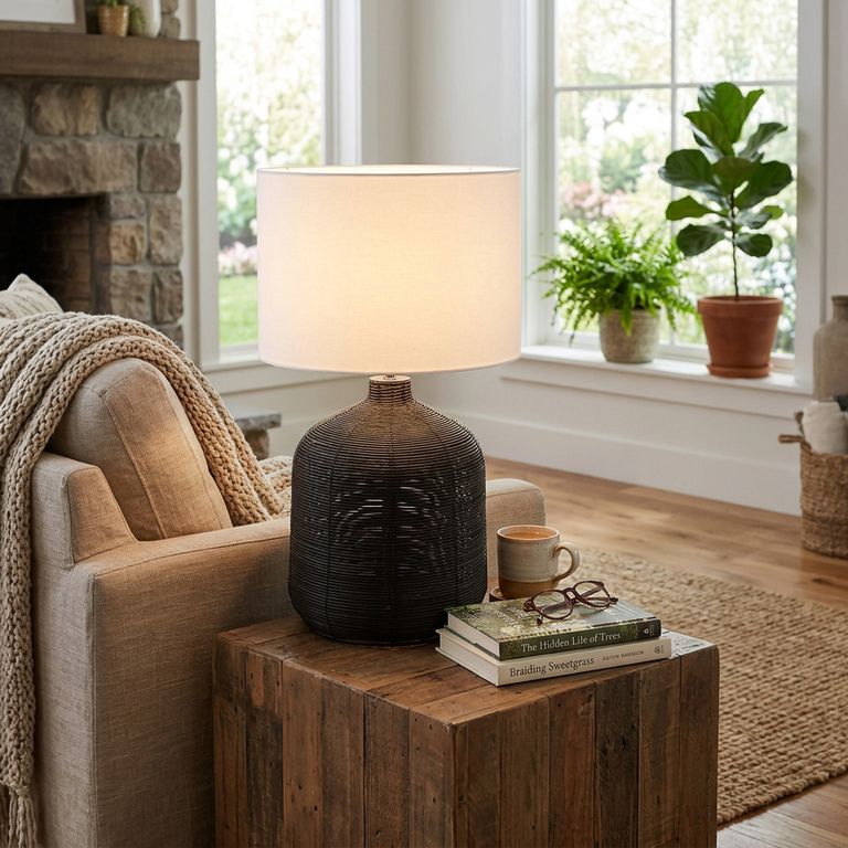 Lámpara de Mesa Traula Beige