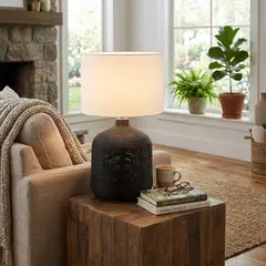 JUST HOME COLLECTION - Lámpara de Mesa Traula Beige