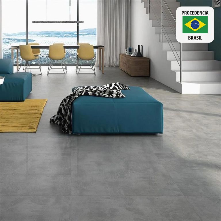 Ceramica Gris Cementicio 53x53cm 2.81m2