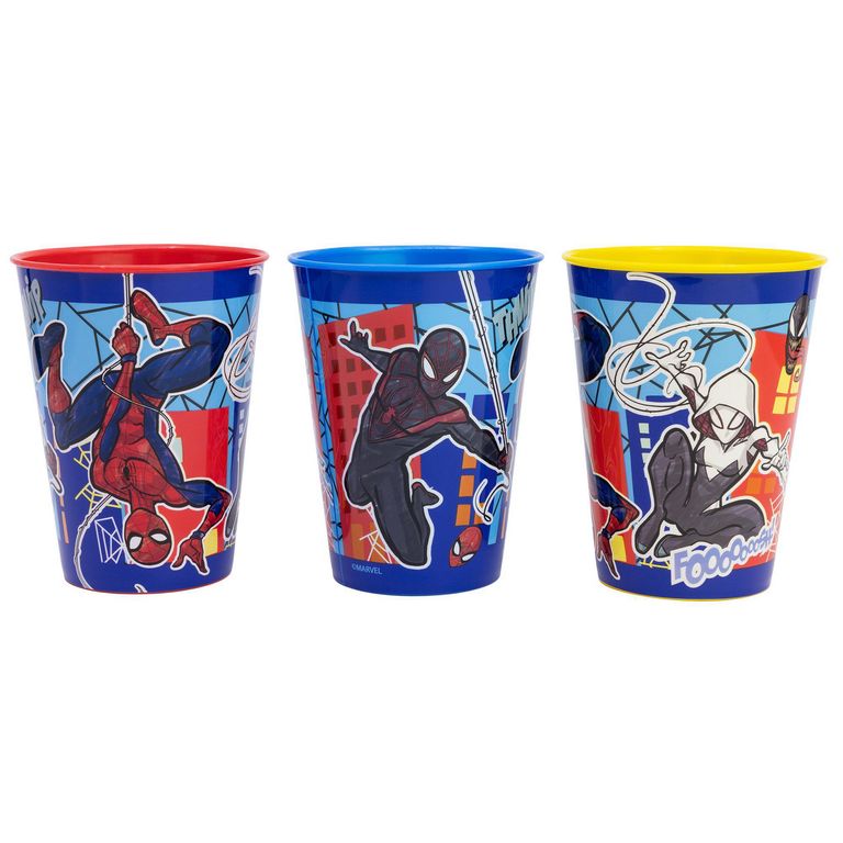 Set 3 Vasos Spider-Man