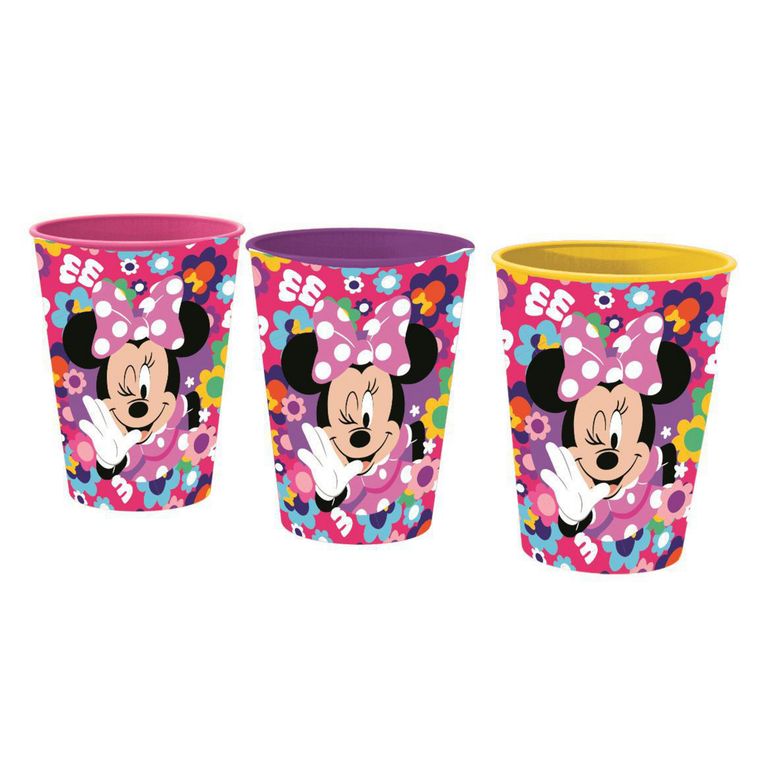 Set 3 Vasos Minnie