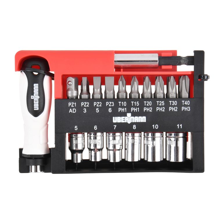 Set Puntas y Dados Ubermann x28