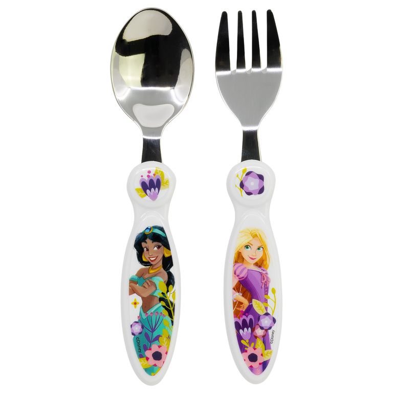 Set de Cubiertos Metálicos + Estuche Princess