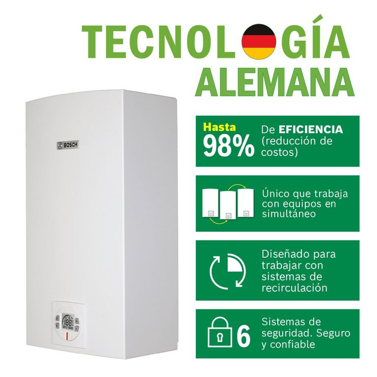 Terma a Gas Bosch GN/GLP Comercial 30L THERM 8000